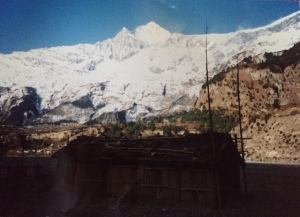 This grainy old photo doesn't do the mountains justice but the Himalayas are truly awe inspiring.